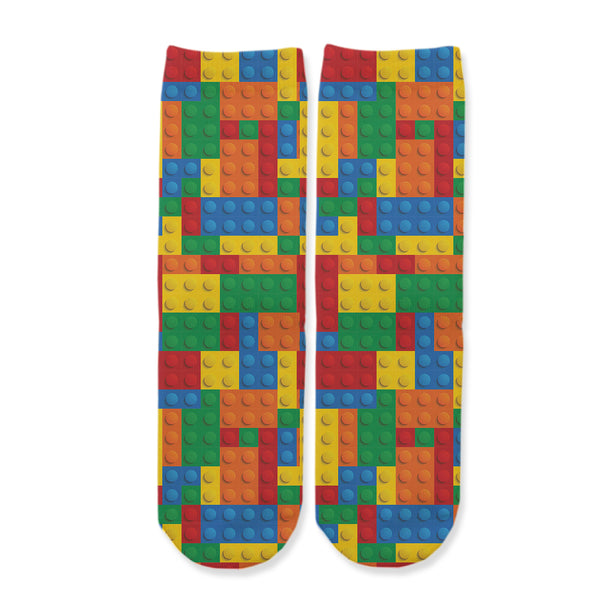 Function - Kids Building Block Toy Puzzle Youth Boys Girls Children Fashion Socks