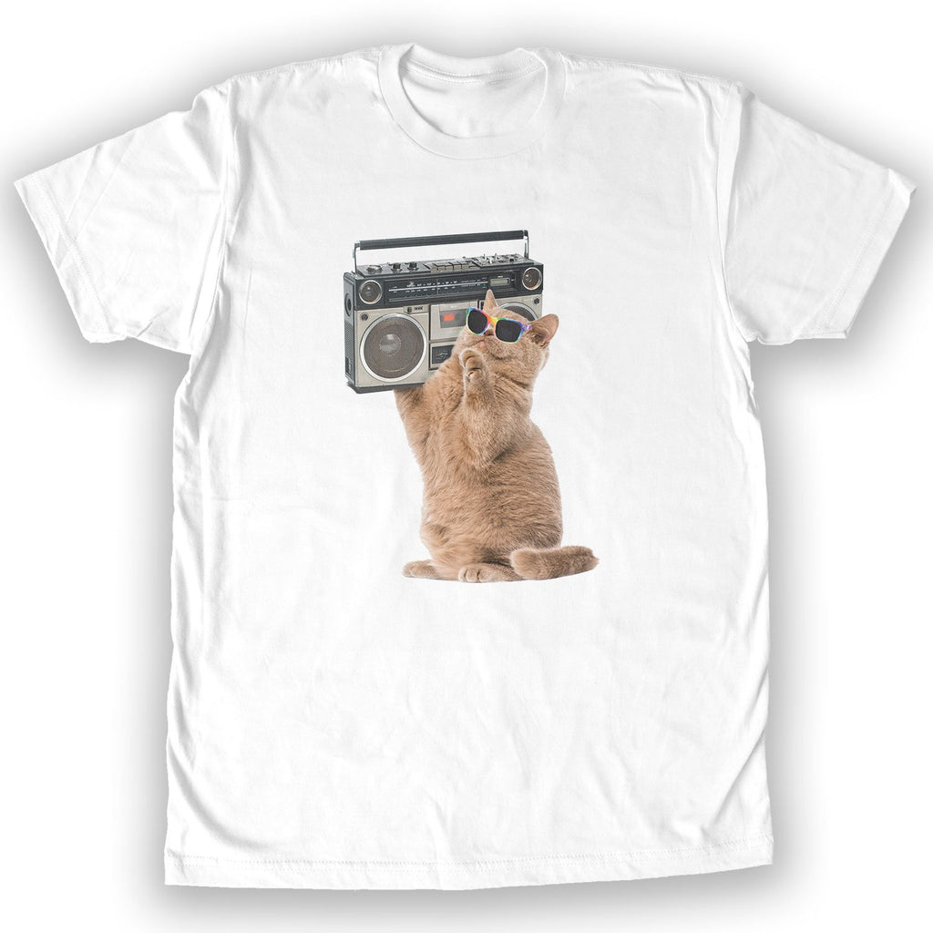 Function - Cat Boombox Men's Fashion T-Shirt