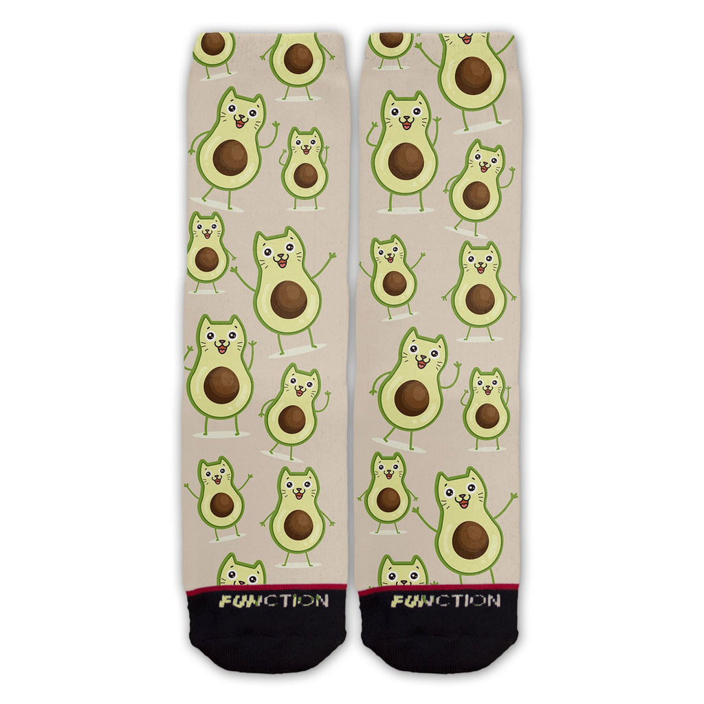 Function - Avocato Avocado Cat Fashion Socks