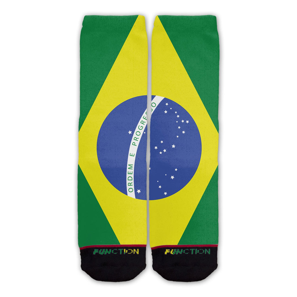 Brazillian Flag Fashion Socks