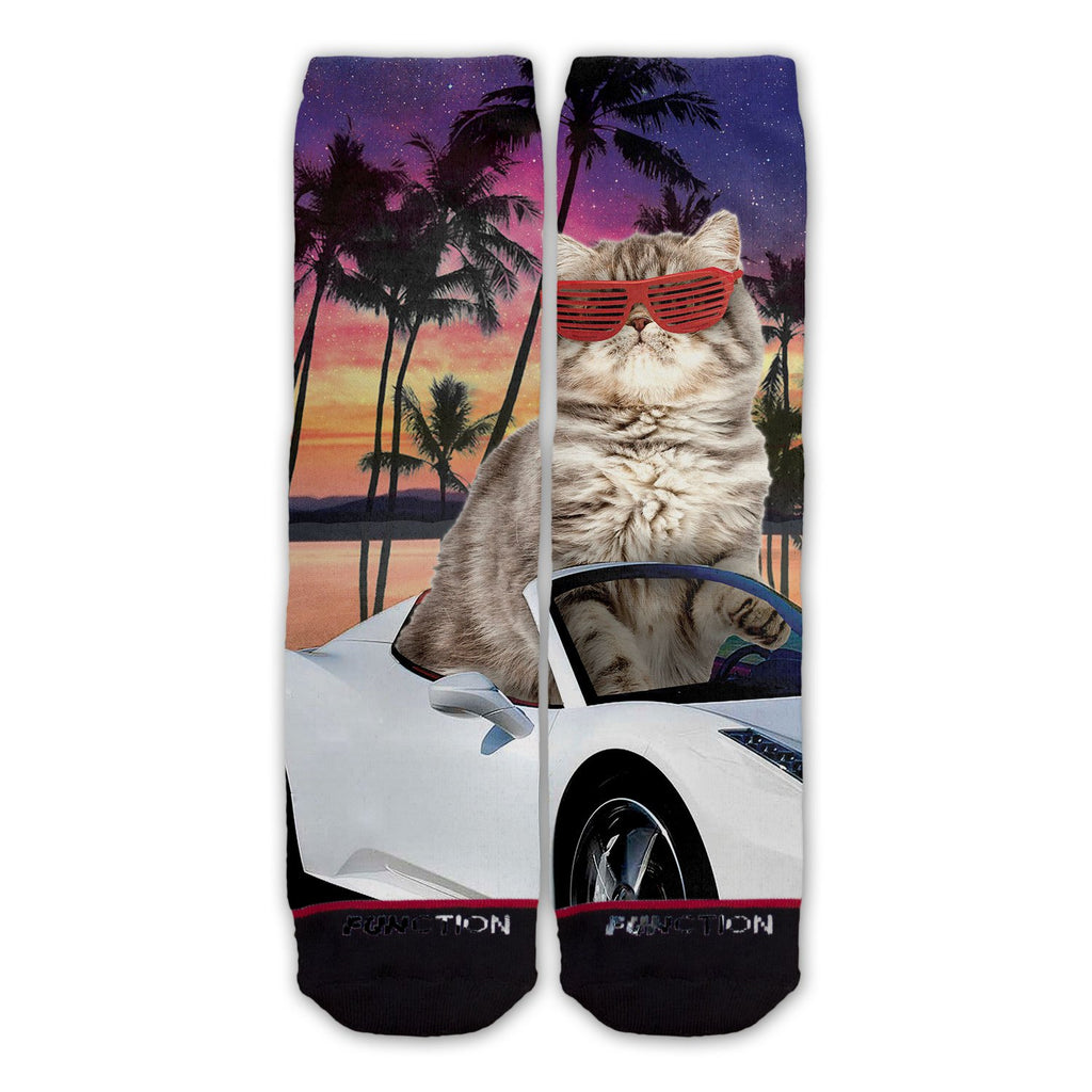 Function - Miami Cat Fashion Socks