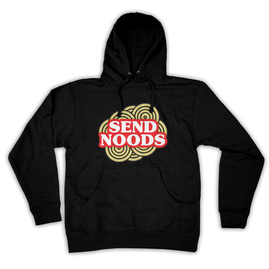 Function -  Send Noods Men's Fashion Hooded Sweatshirt Black