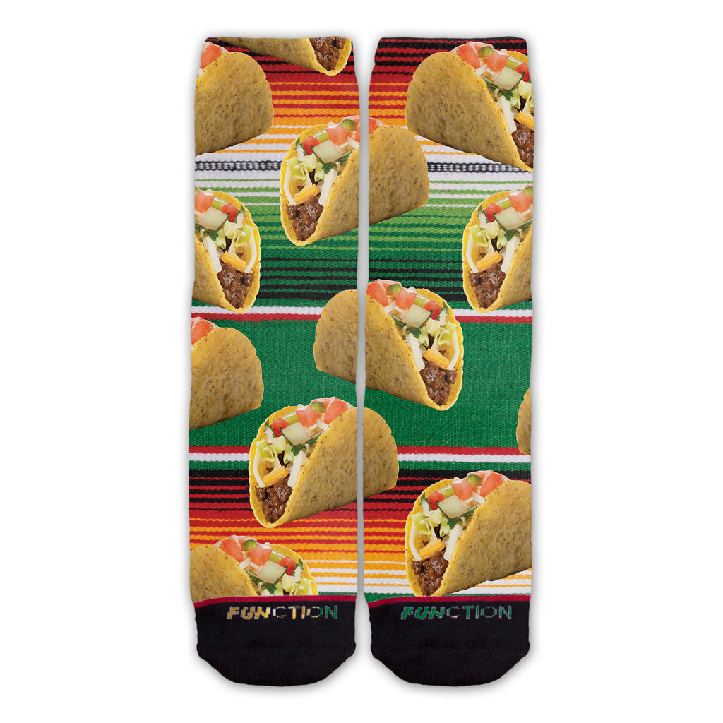 Function - Taco Mexican Blanket Fashion Socks
