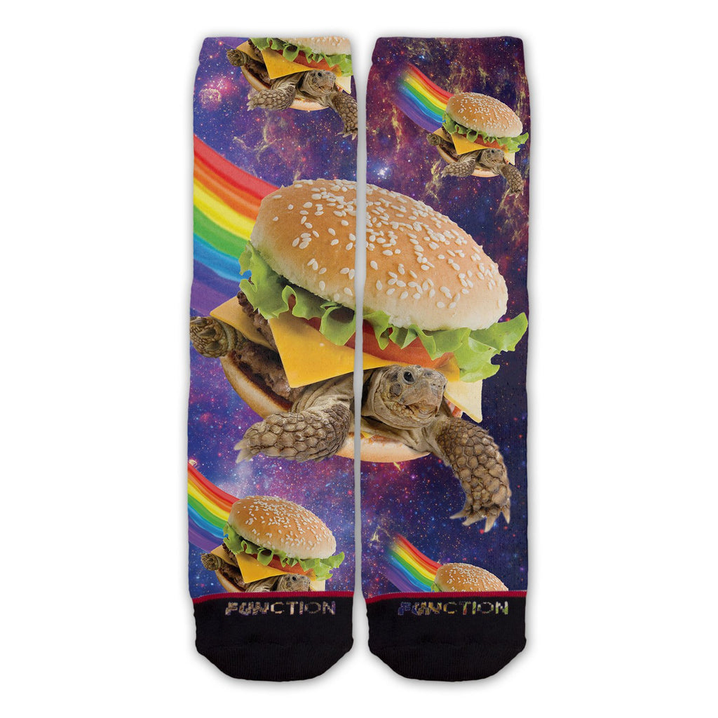 Function - Turtle Burger Galaxy Fashion Socks