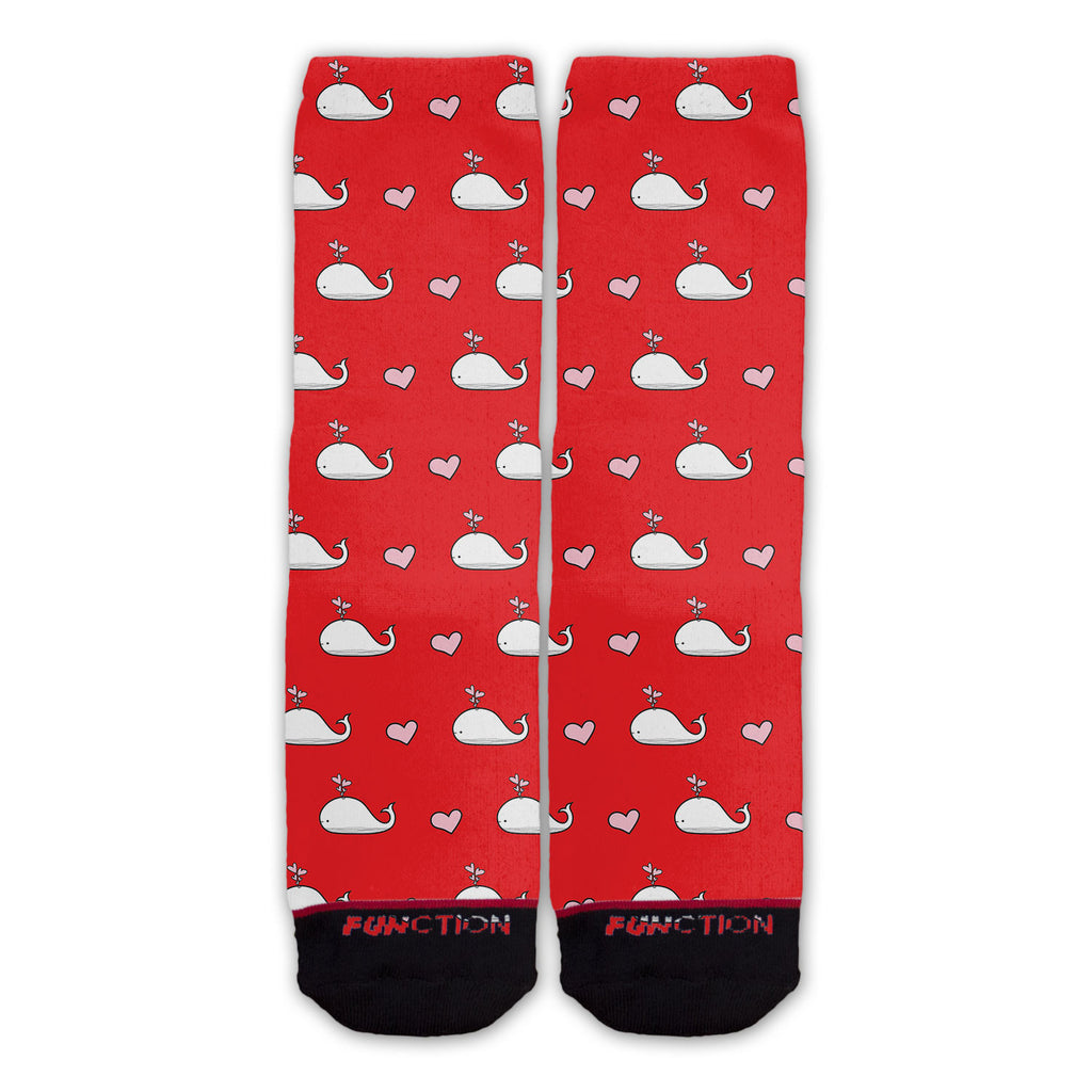 Function - Valentine's Day Love Whale Fashion Socks