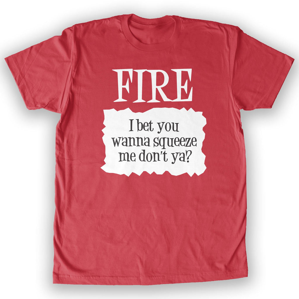 Function -  Fire Hot Sauce Costume Men's Fashion T-Shirt Red