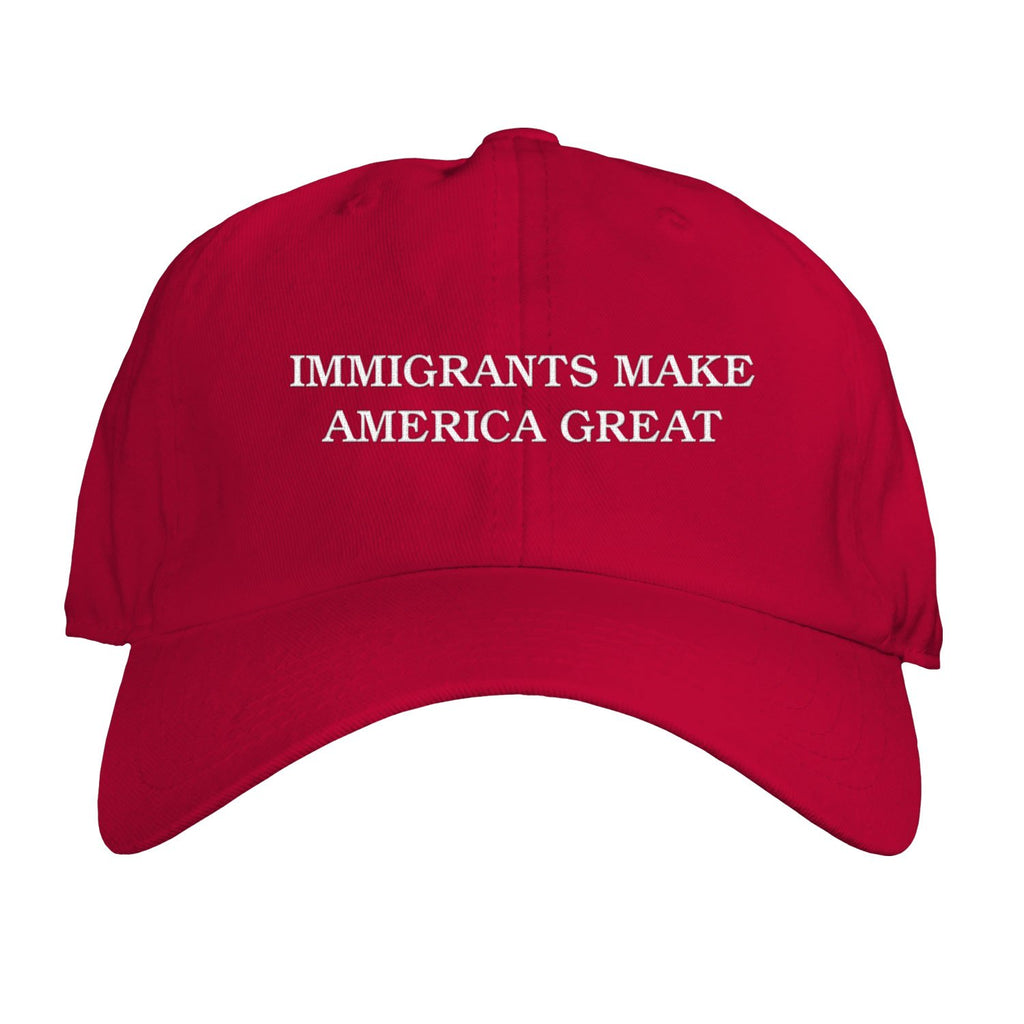 Function - Immigrants Make America Great Red Dad Hat