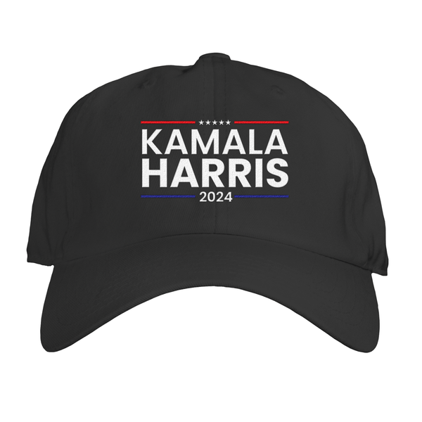 Function - Kamala Harris 2024 Box Logo Dad Hat Vote For President Election Embroidered