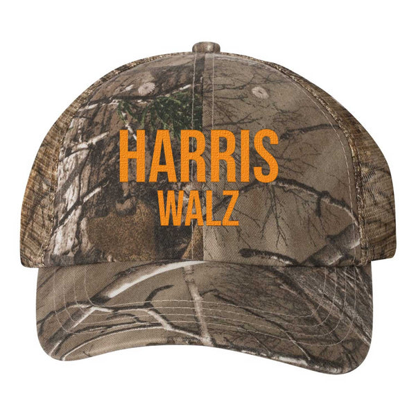 Kamala Harris Tim Walz Text 2024 Hat – Embroidered Campaign Dad Hat