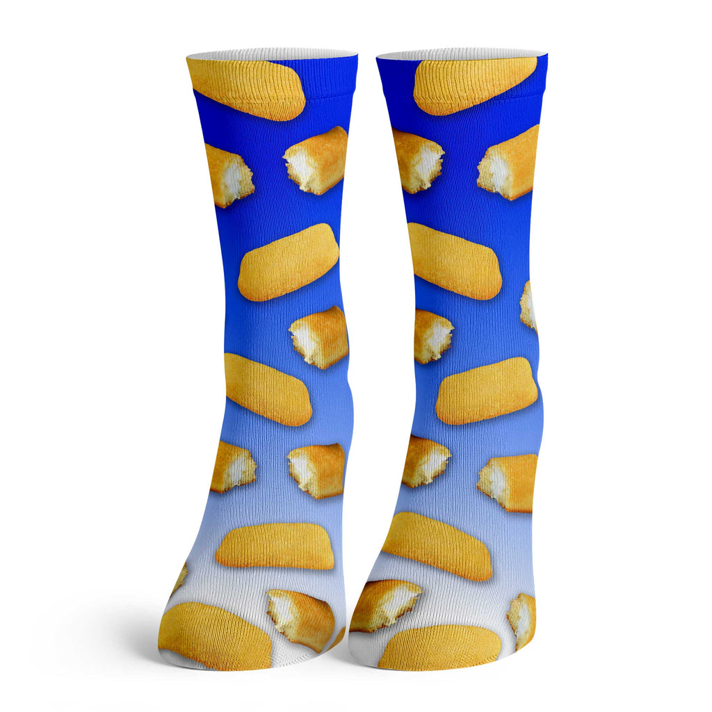 Function Cream Filled Snack Cake Pattern Kids Crew Socks