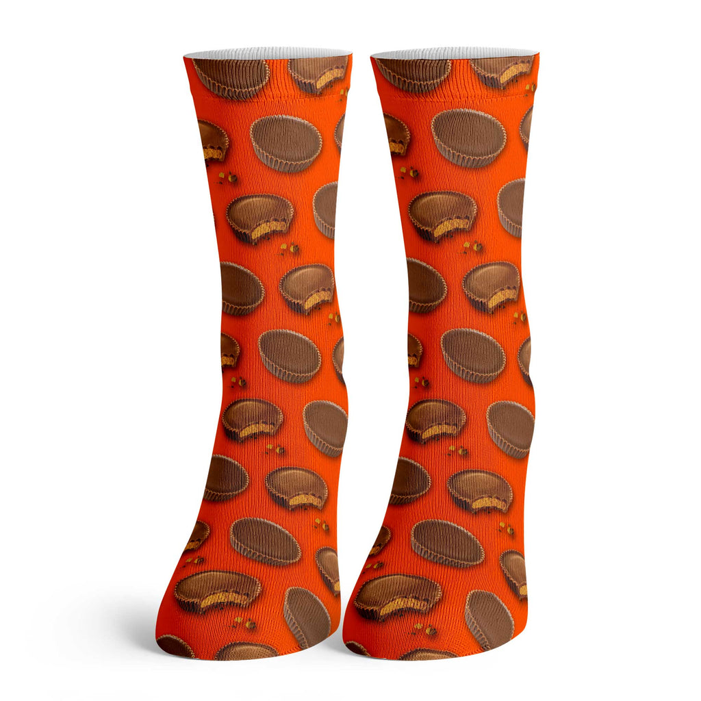 Function Chocolate Peanut Butter Cup Candy Kids Crew Socks