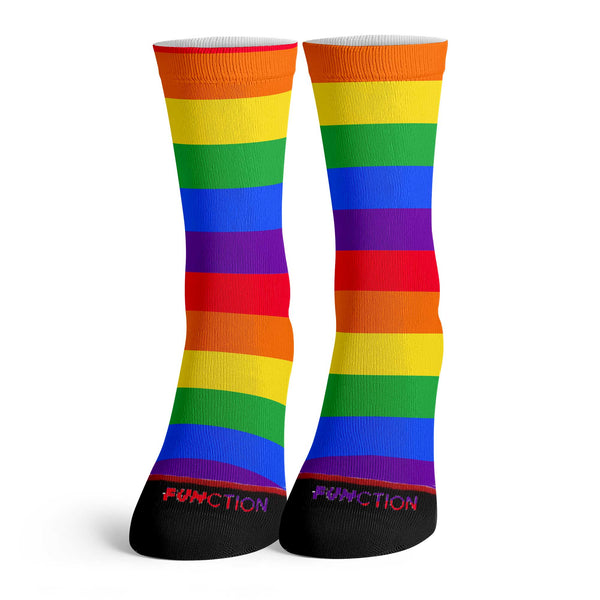 Function - Colorful LGBTQ+ Pride Rainbow Socks