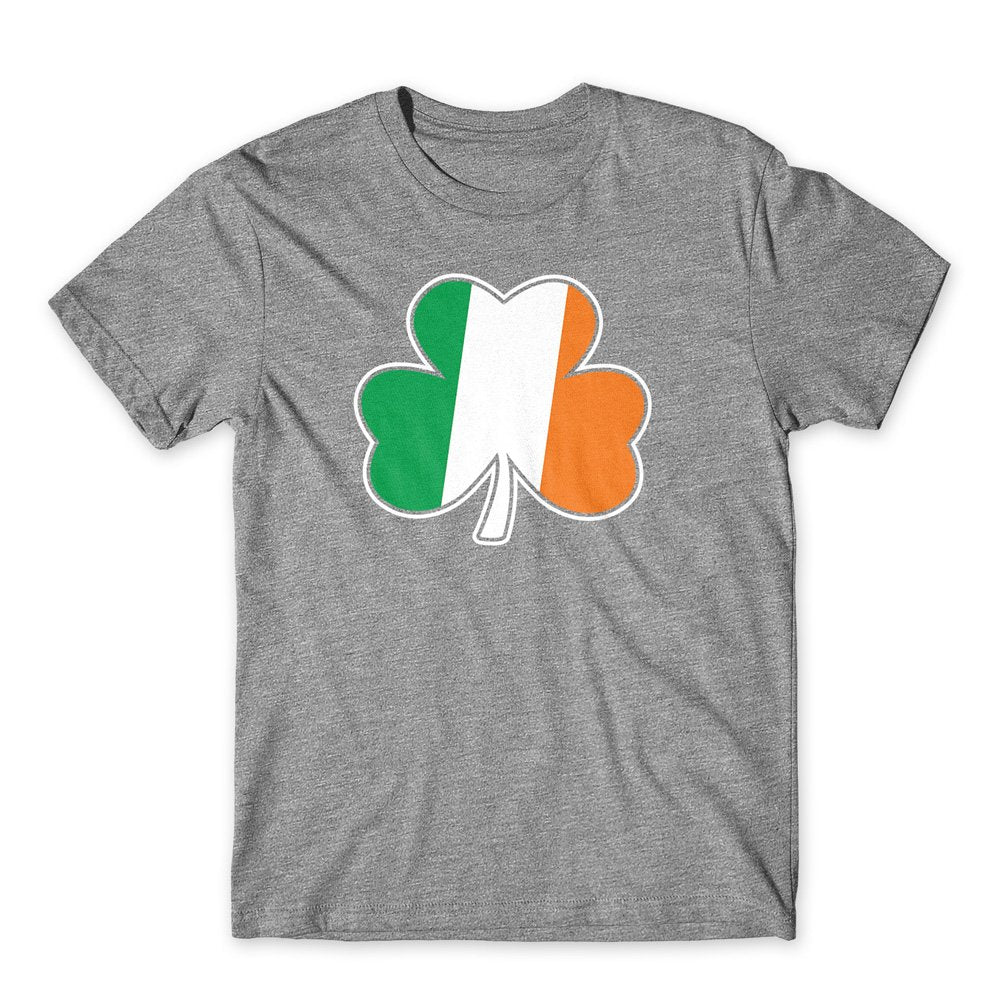 St. Patrick's Day - Irish Shamrock Flag Adult T-Shirt