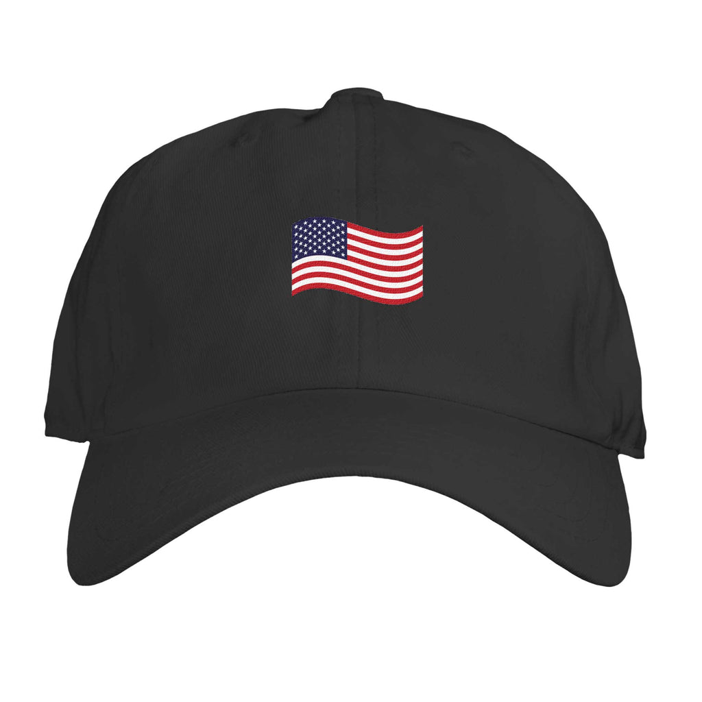 Function - American USA Waving Flag Embroidered Dad Hat