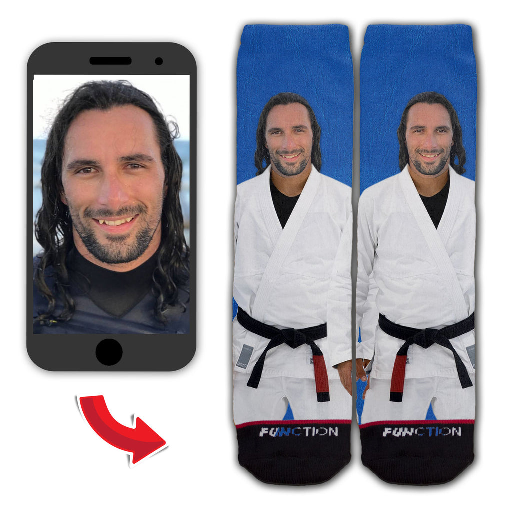 Custom Jiu Jitsu Black Belt Fashion Sock – Function Socks