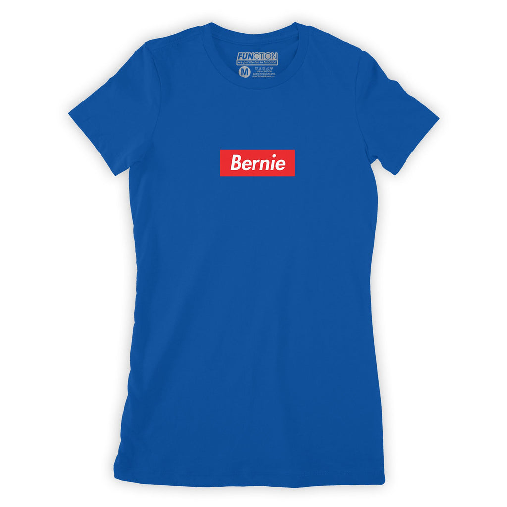 Function - Bernie Sanders Box Logo Fashion T-Shirt