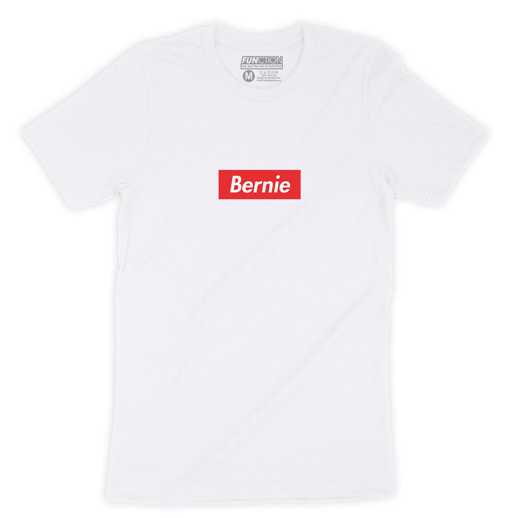 Function - Bernie Sanders Box Logo Fashion T-Shirt Streetwear Brand Hype Skate Democrat Rally Vote