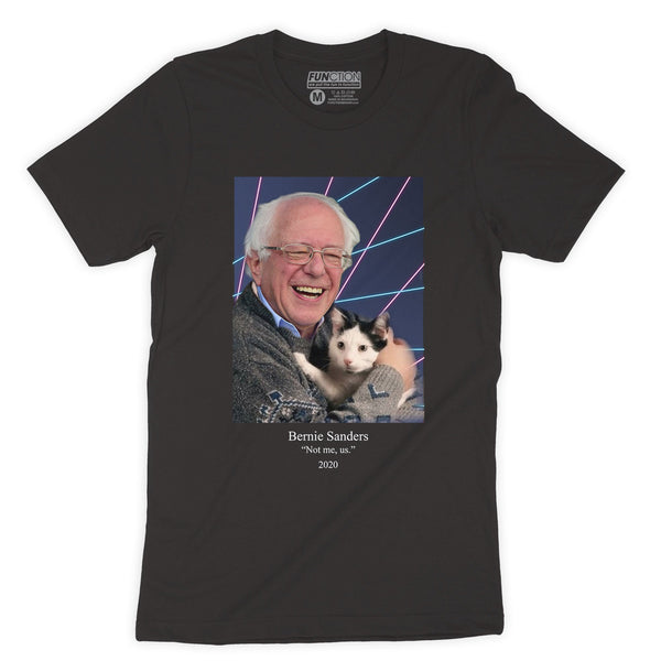 Function - Bernie Sanders Holding a Cat Fashion T-Shirt Democrat Funny Vote