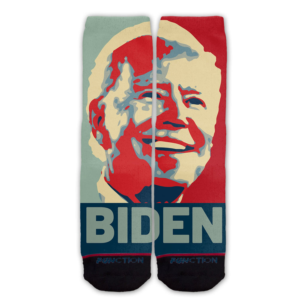 Function - Joe Biden Hope Poster Presidential Campaign 2020 Rally Democrat Fashion Socks