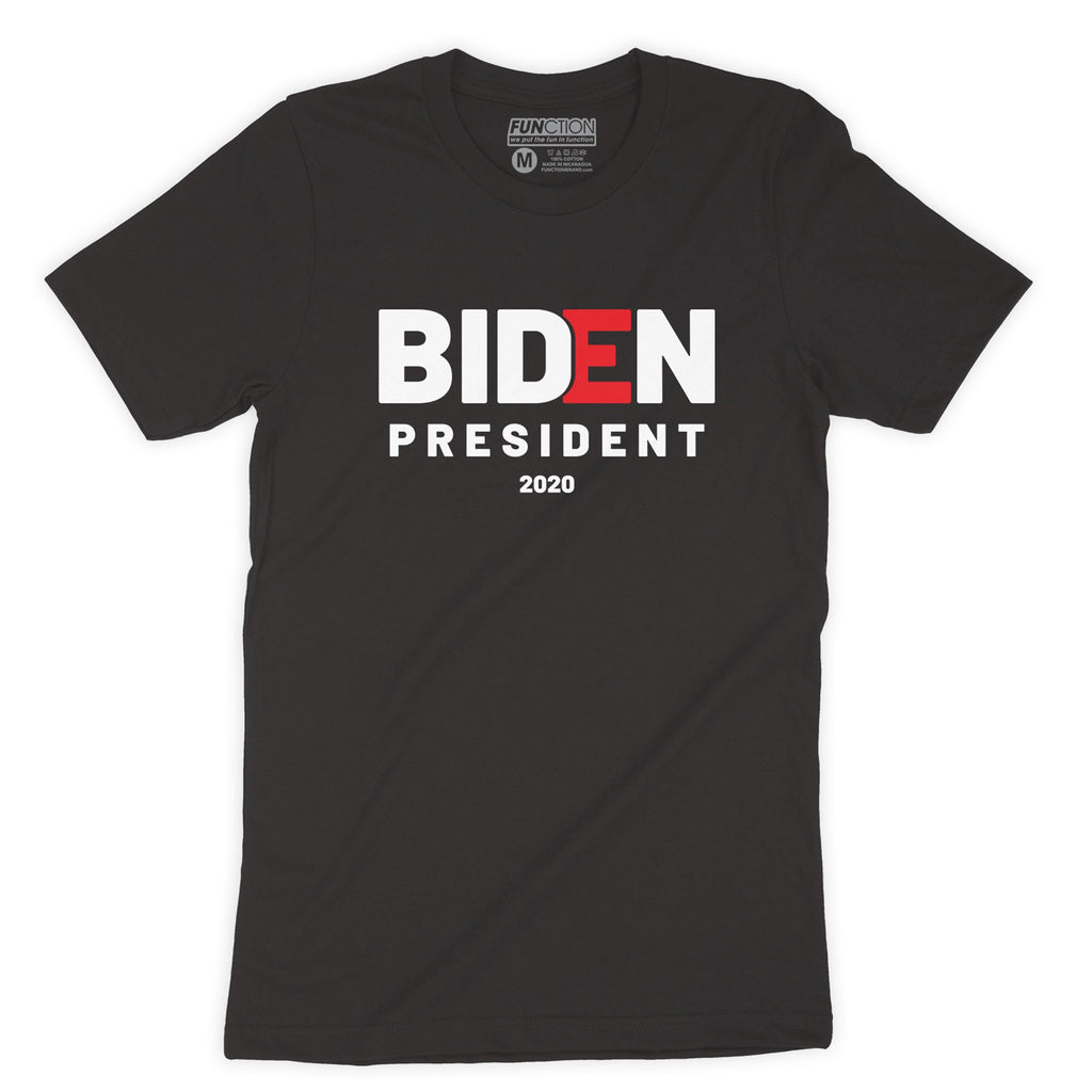 Function - Joe Biden President 2020 Text Logo Democrat Rally Campaign Fashion T-Shirt