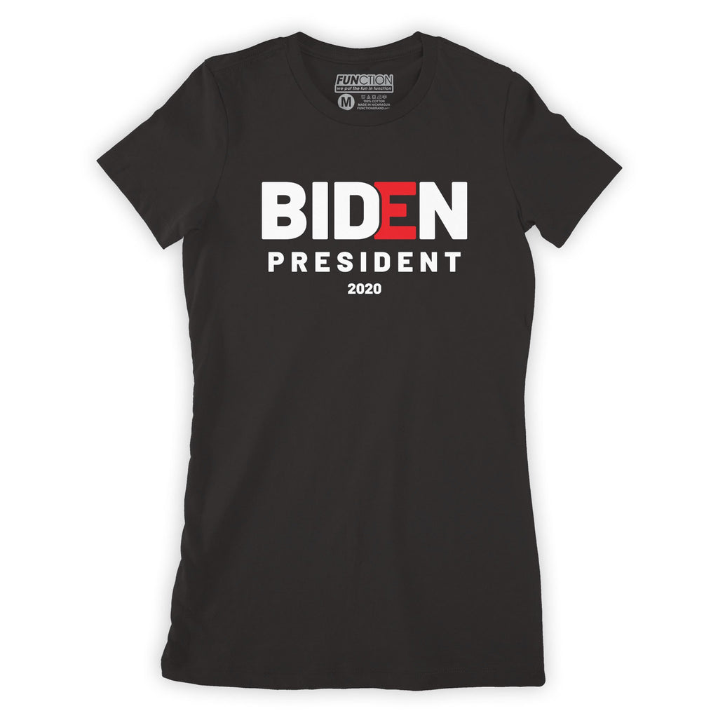 Function - Joe Biden President 2020 Text Logo Democrat Rally Campaign Women's Fashion T-Shirt