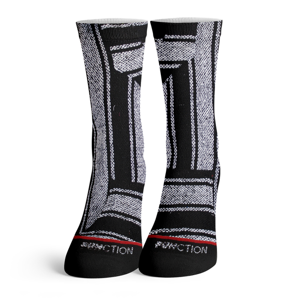 Function - Black Baja Pattern Fashion Socks Mexican Hispanic Hippie Hemp Stripes Crochet Knit Surf Ombre Drug Rug Blanket Poncho