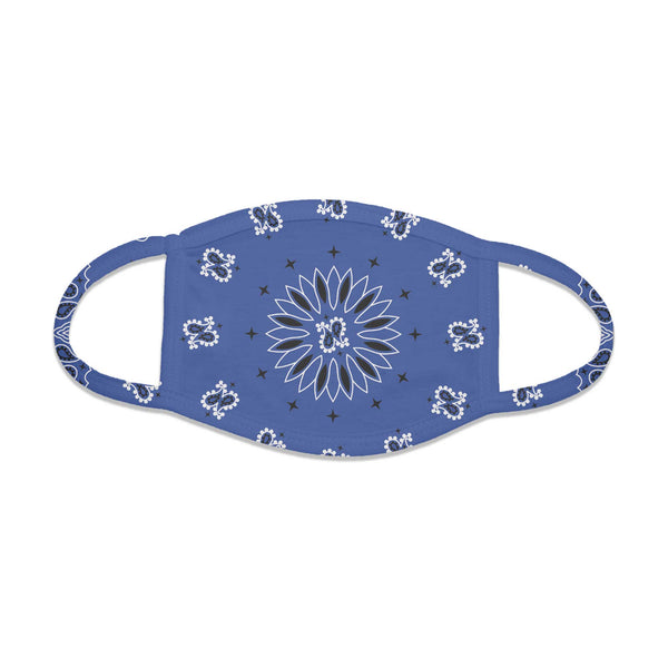 Function - Blue Bandana Breathable Reusable Washable Face Cover Mask