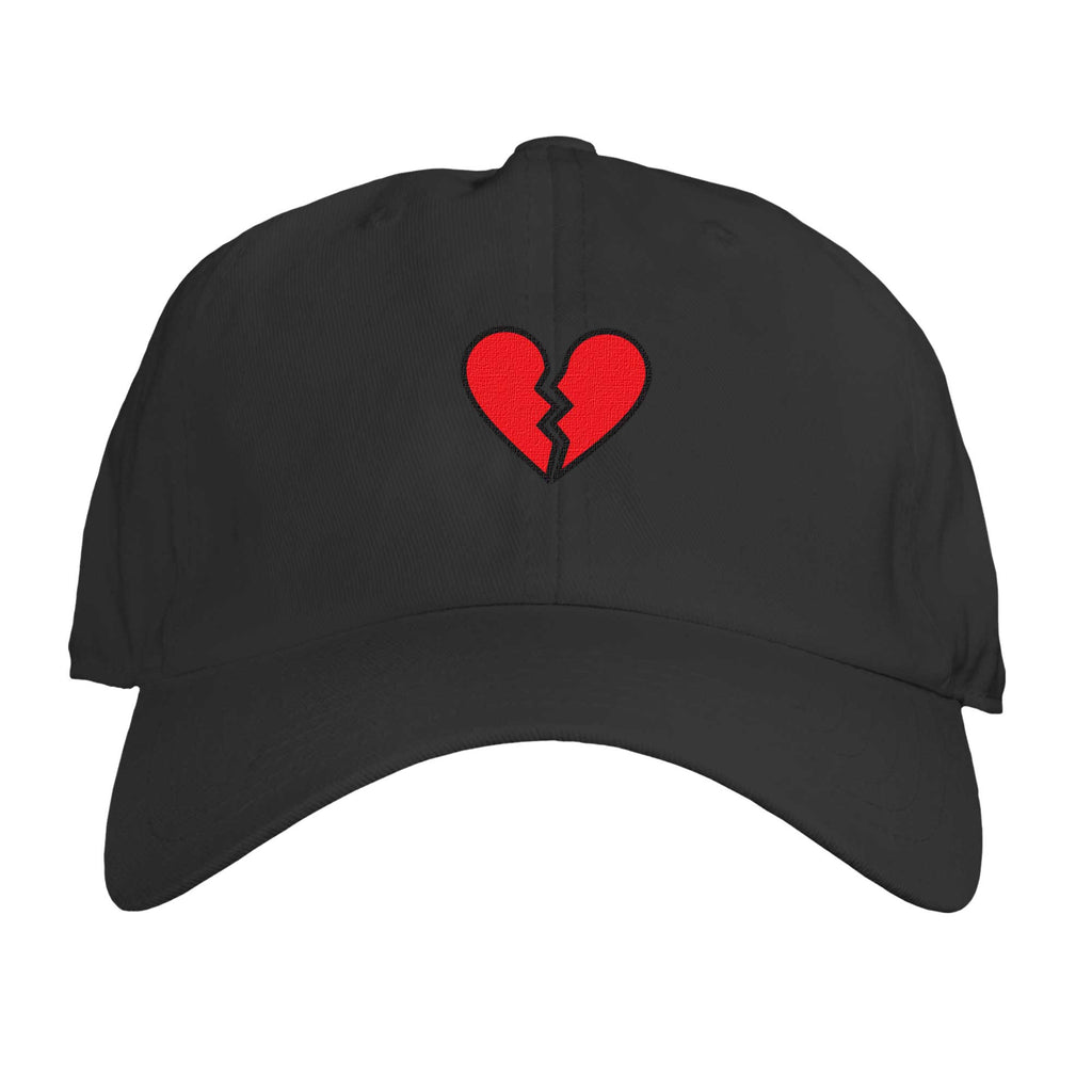 Function - Broken Heart Embroidered Dad Hat