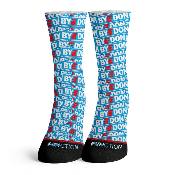 Function - Bye Don Trump Sticker Collage Fashion Socks