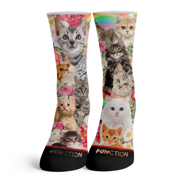 Function - Cat Cuteness Overload Kitten Pet Unisex Crew Socks