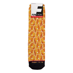 Function - Cheese Crackers Stickers Pattern Socks