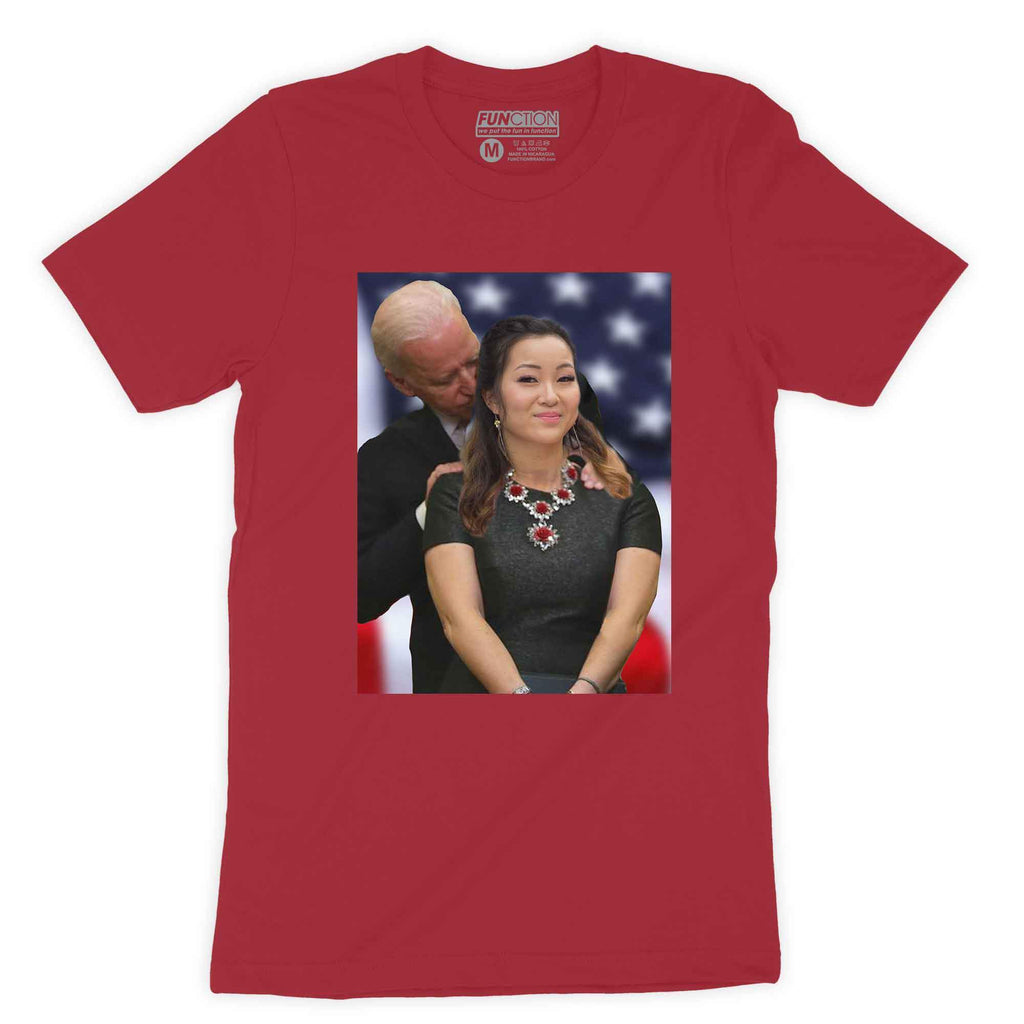 Function - Custom Joe Biden Whispering In Your Ear Funny T-Shirt