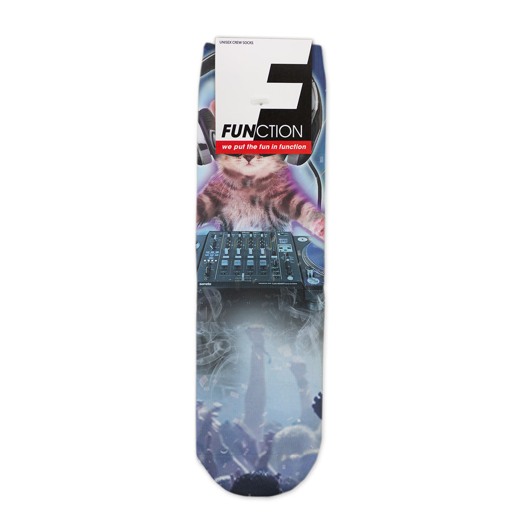 Function - Kids DJ Cat Music Headphones Youth Boys Girls Children Fashion Socks