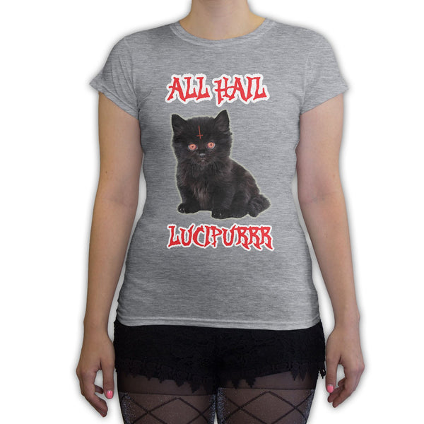 Function - All Hail Lucipurrr Women's Fashion T-Shirt