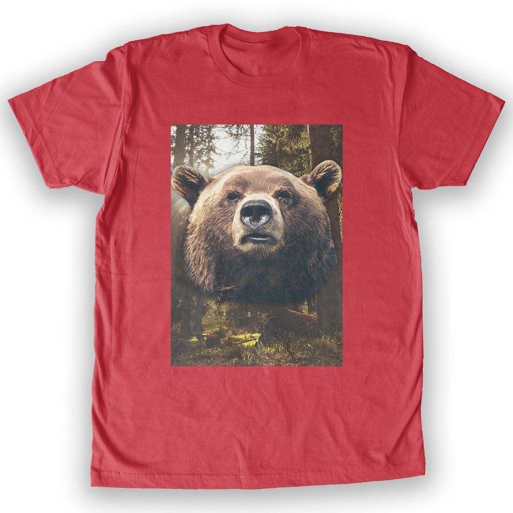 Function - Brown Bear Face Men's Fashion T-Shirt