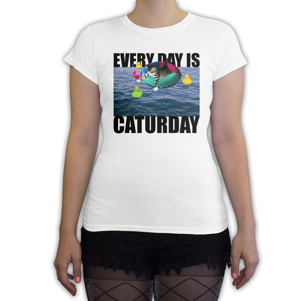 Function - Everyday is Caturday Women's Fashion T-Shirt