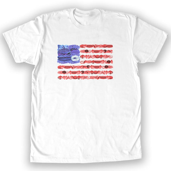 Function - USA Food Flag Men's Fashion T-Shirt