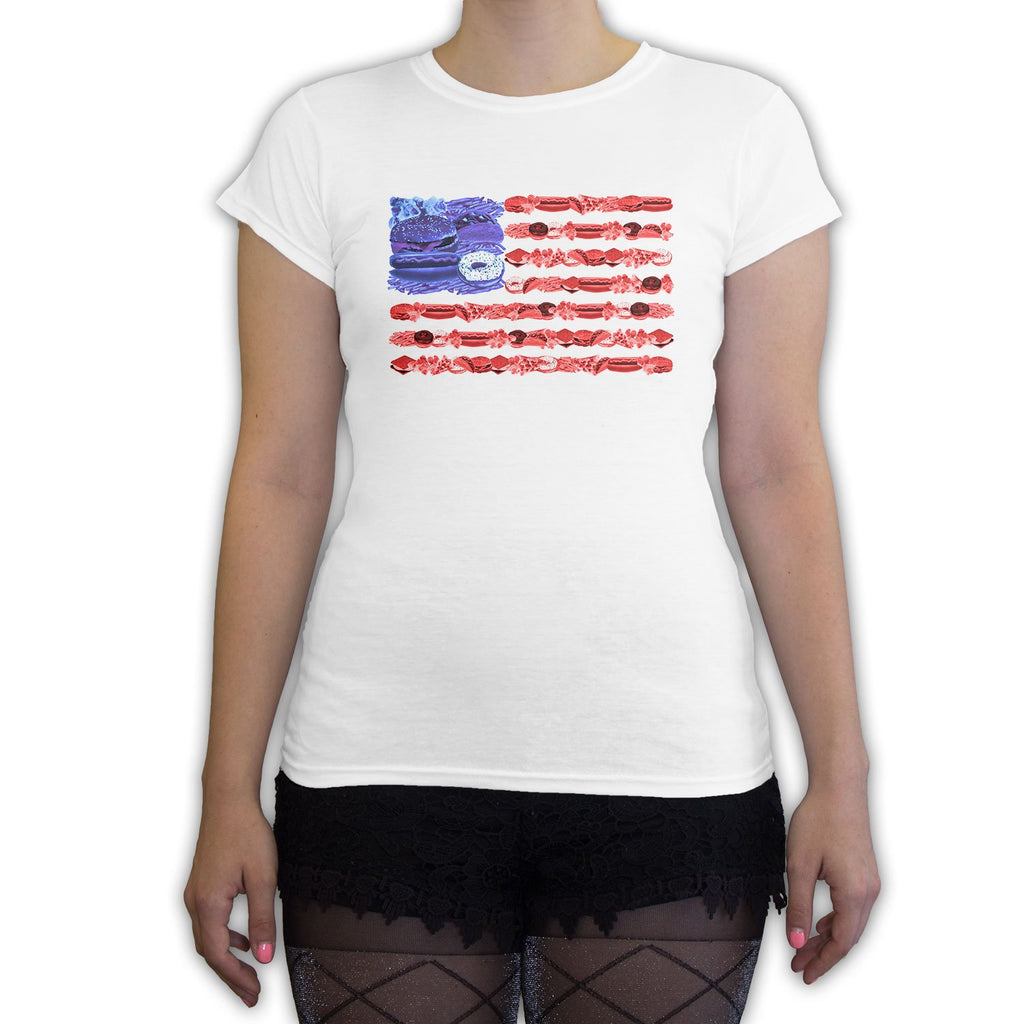 Function - USA Food Flag Women's Fashion T-Shirt