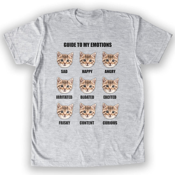 Function -  Guide To A Cat's Emotions Men's Fashion T-Shirt