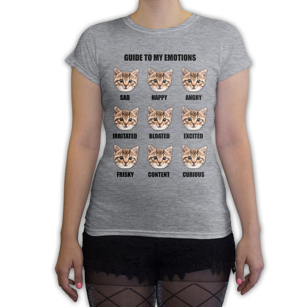 Function -  Guide To A Cat's Emotions Women's Fashion T-Shirt