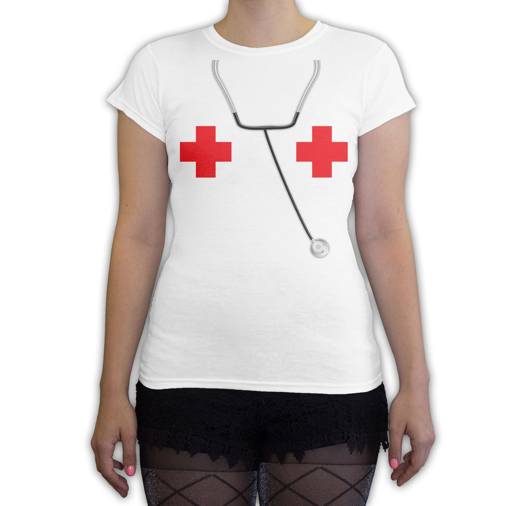 Function - Naughty Nurse Women's Costume T-Shirt