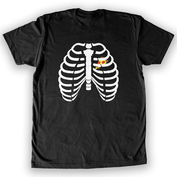 Function - Skeleton Pizza Heart Men's Fashion T-Shirt
