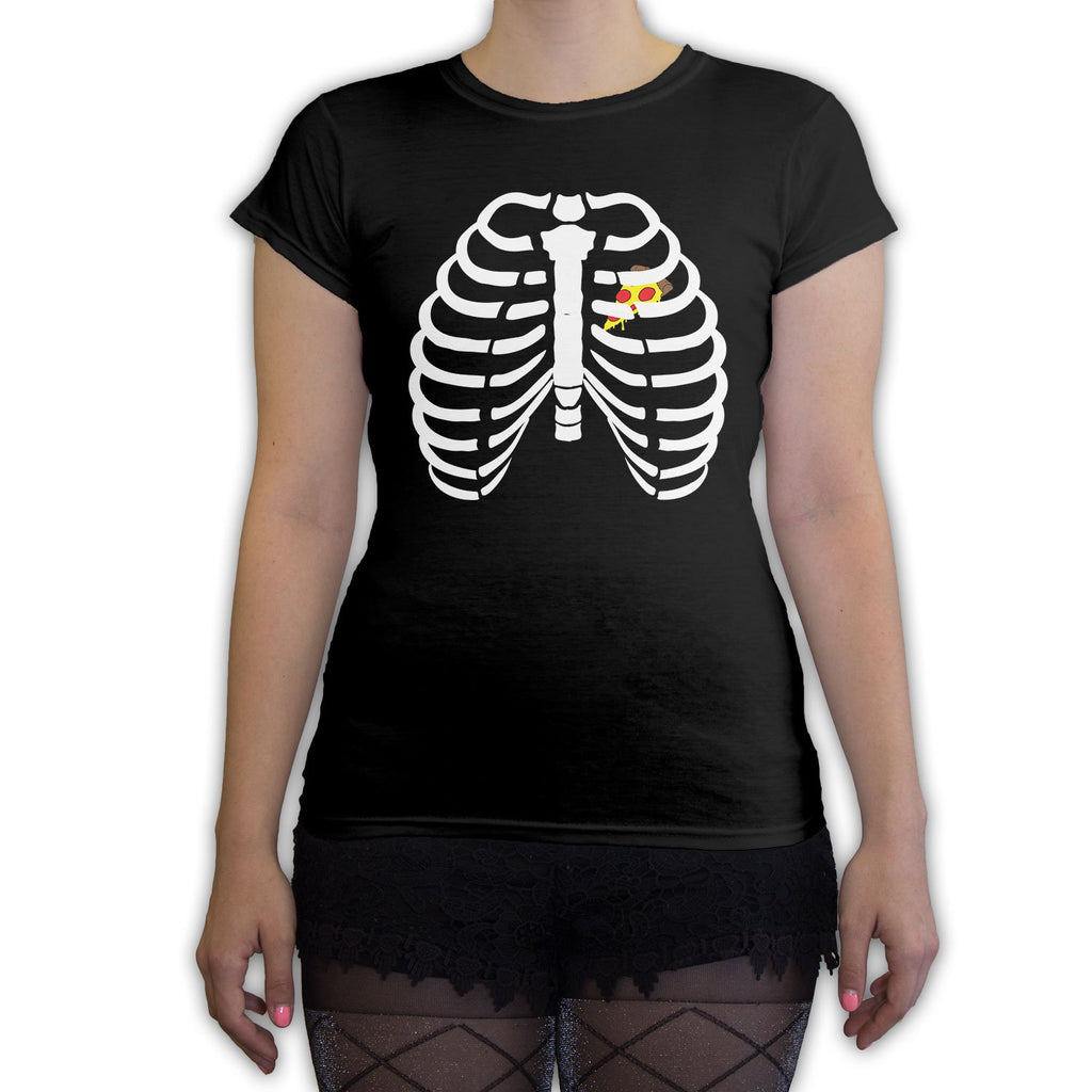 Function - Skeleton Pizza Heart Women's Fashion T-Shirt