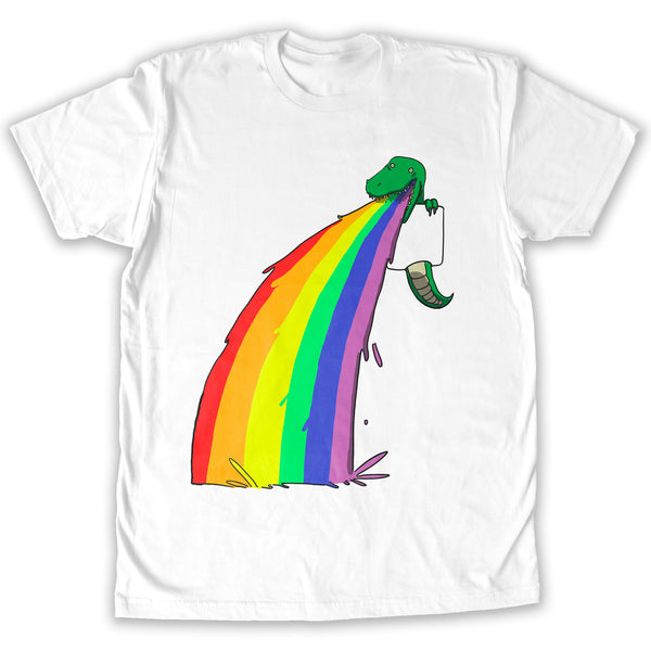 Function - Puking T-Rex Men's T-Shirt