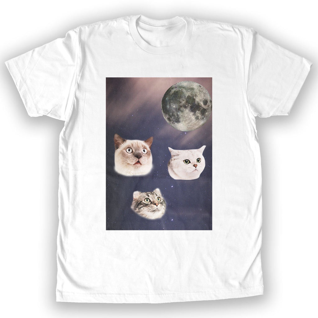 Function - Three Cats Meowing Men's Fashion T-Shirt