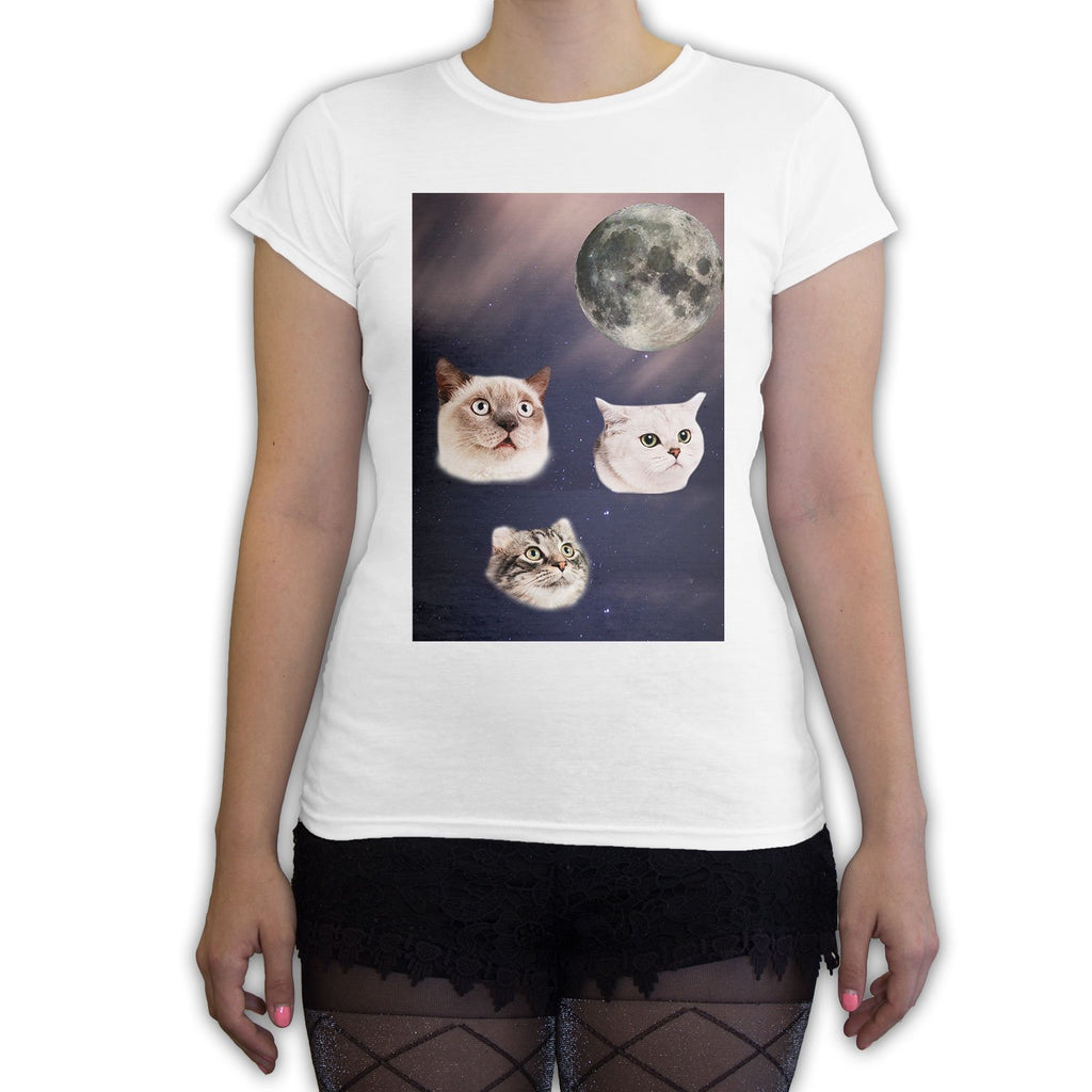 Function - Three Cats Meowing Women's Fashion T-Shirt