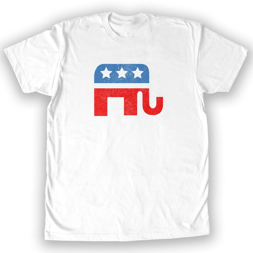 Function -  Vintage Distressed Republican Elephant Men's Fashion T-Shirt