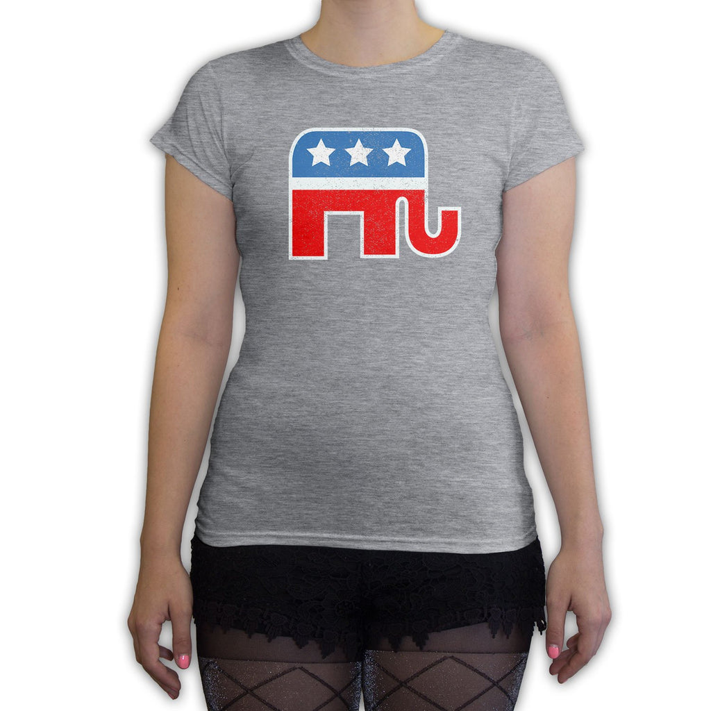 Function -  Vintage Distressed Republican Elephant Women's Fashion T-Shirt