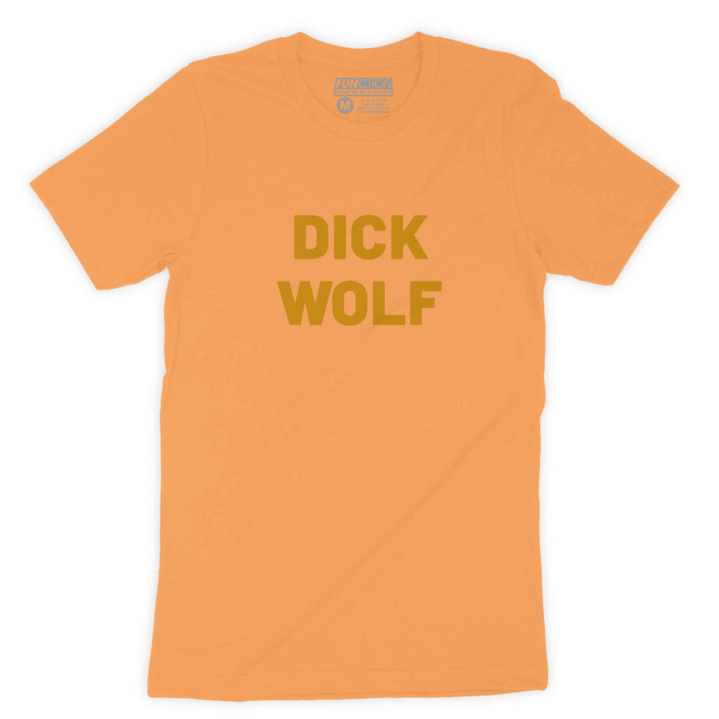 Function - Dick Wolf Adult Cartoon Text T-Shirt
