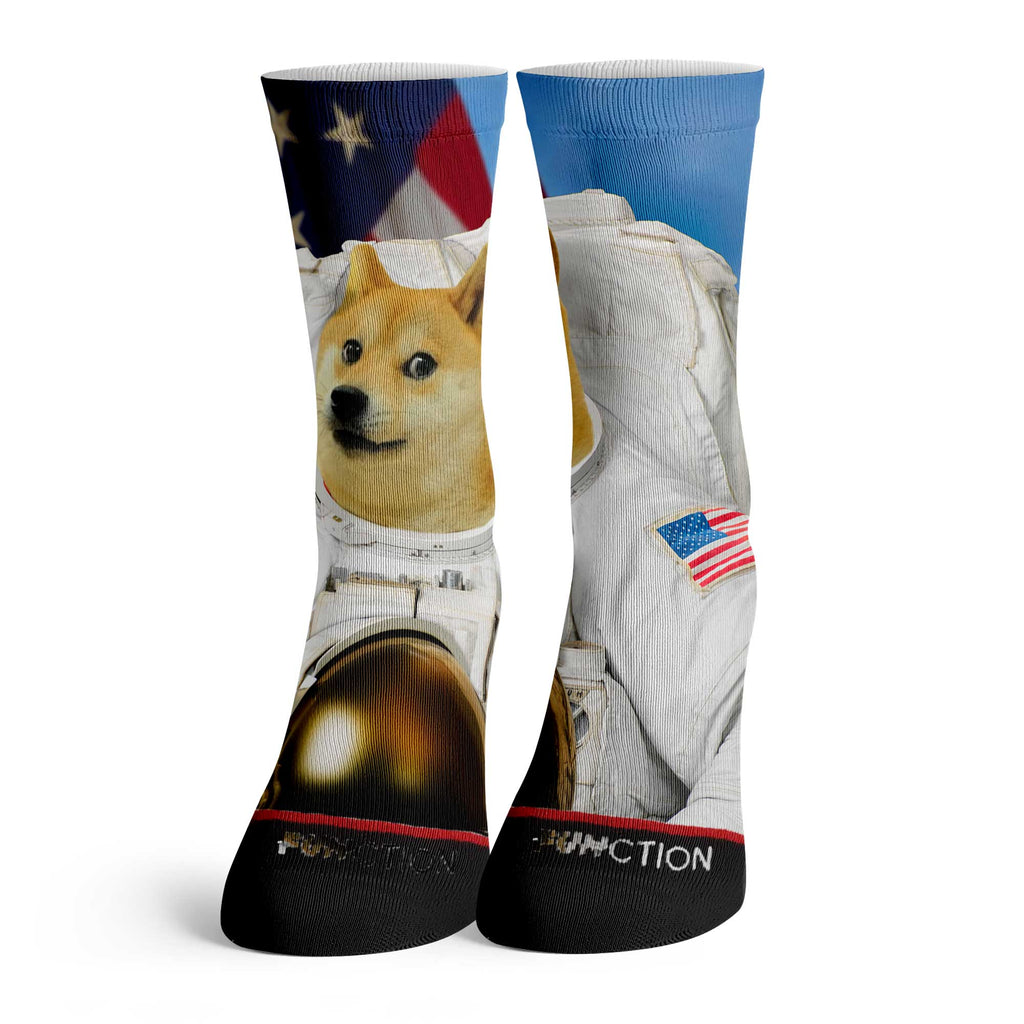 Astronaut Moon Socks